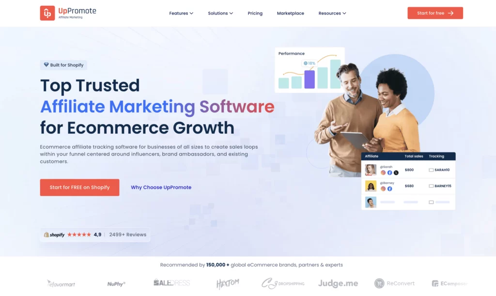 UpPromote - Affiliate- og partnerprogram