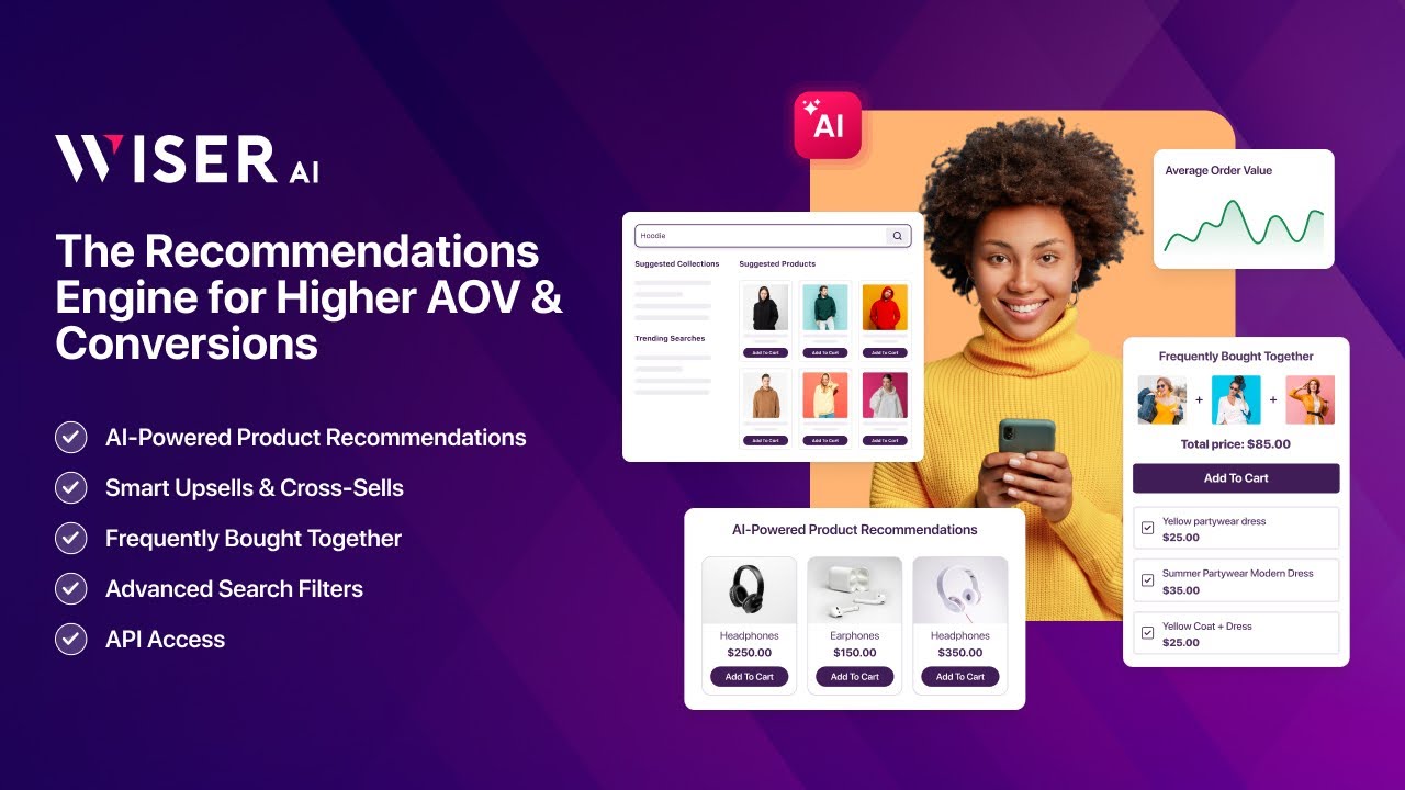 Wiser - AI-drevne produktanbefalinger